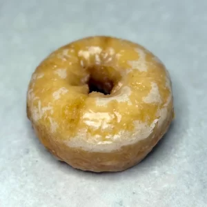 Cake donut with sugar glaze