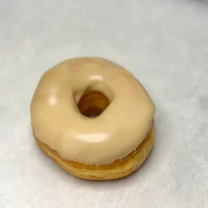 Maple glazed donut